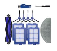 Compatible avec les accessoires de remplacement for aspirateur hybride Anker Eufy RoboVac X8, brosse principale/latérale, chiffon de vadrouille, filtre Hepa, pièces de rechange ( Color : 13pcs-02 )