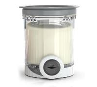 Compatible avec les accessoires du machine à glace Ninja Swirl NC700 NC701 Series Couvercle Tasse Conteneur de rangement en plastique dur Lavable au lave-vaisselle Capacité modérée Design compact pour