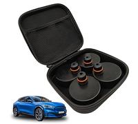Compatible avec Les Accessoires Mustang Mach-E 2023, 2022, 2021, pour cric de Levage Mach E, Lot de 4 Supports de cric de Sol, Adaptateur de cric de Sol avec boîte de Rangement.