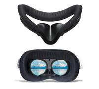 Compatible avec les accessoires VR Oculus Quest 2, coussinet de protection en mousse respirante pour Meta Quest 2, coussin confortable de rechange pour le visage VR