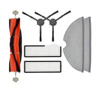 Compatible avec les accessoires Xiaomi Dreame F9, pièces de rechange compatibles avec le kit de remplacement for aspirateur robot Dreame Bot F9, brosse, filtre HEPA, chiffon de vadrouille(QH)