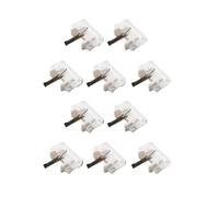Compatible avec Les Aiguilles de Gramophone for St-ylus N44-3-7 M44-7 N44G DN30, SH-ure M44G et du-AL DN305 DN306(10 pcs White)