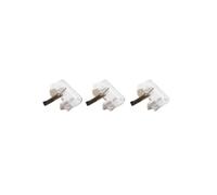 Compatible avec Les Aiguilles de Gramophone for St-ylus N44-3-7 M44-7 N44G DN30, SH-ure M44G et du-AL DN305 DN306(3pcs White)