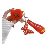 Compatible avec les AirPods 3ème génération 2021, motif papillon, mignon dessin animé 3D, coque de protection en silicone pour enfants, adolescents, filles, femmes, pour AirPods 3, coque de protection