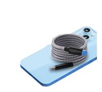 Compatible avec les appareils Apple 15 et Huawei, câble de données magnétique USB-C à charge rapide magnétique et câble de charge tress