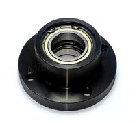 Compatible avec les applications industrielles, ensemble de palier rond à bride en acier au carbone 3-50 mm(MT150,6204ZZ-D20-L45)