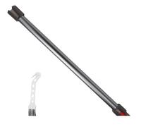 Compatible avec les aspirateurs balais V7, V8, V10, V11, V15, rallonge à dégagement rapide, tube télescopique gris argenté de 74 cm