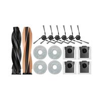 Compatible avec les aspirateurs Dreame X50 Ultra X40 Pro S40 Enhanced Edition, pièces détachées, brosse latérale principale, filtre HEPA, chiffon de nettoyage, sac à poussière, accessoires(15pcs)