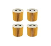 Compatible avec les aspirateurs Karcher MV3 WD3 WD3200 WD3300 A2204 A2656 WD3.500P SE4001 SE4002, ensemble de filtres de rechange for sac à poussière(4pcs)