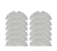 Compatible avec Les aspirateurs Robots Dreame D9, D9 Max et L10 Pro, pièces de Rechange, consommables, Brosse latérale Principale, Filtre HEPA, Chiffon de Nettoyage, Accessoires(White)