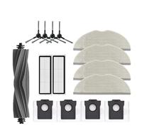 Compatible avec Les aspirateurs Robots Dreame Mova S10 / Mova S10 Plus, Accessoires, Sacs à poussière, balais, brosses latérales, Chiffons, filtres HEPA, pièces de Rechange(Pink)