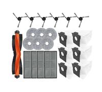Compatible avec les aspirateurs robots Dreame X40 Ultra, L40 Ultra, MOVA, P50 Pro Ultra, P10 Pro Ultra, brosse latérale principale, pièces de rechange et accessoires(Set-10)