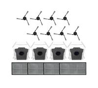 Compatible avec les aspirateurs robots Dreame X40 Ultra, L40 Ultra, MOVA, P50 Pro Ultra, P10 Pro Ultra, brosse latérale principale, pièces de rechange et accessoires(Set-8)