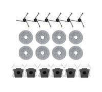 Compatible avec les aspirateurs robots Dreame X40 Ultra, L40 Ultra, MOVA, P50 Pro Ultra, P10 Pro Ultra, brosse latérale principale, pièces de rechange et accessoires(Set-16)