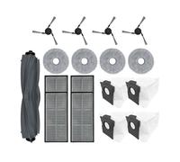 Compatible avec les aspirateurs robots Dreame X40 Ultra, L40 Ultra, MOVA, P50 Pro Ultra, P10 Pro Ultra, brosse latérale principale, pièces de rechange et accessoires(Set-1)