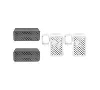 Compatible avec les aspirateurs robots Dreame X50 Ultra X50s L50 L40s Pro Ultra, module ionique argent et kit de remplacement de particules de désodorisation for réservoir d'eaux usées.(Set H)