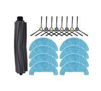 Compatible avec les aspirateurs robots ETA Falco Smart 2515/90000, rouleau, brosse latérale principale, chiffons de nettoyage, pièce de rechange(Set K)