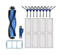 Compatible avec les aspirateurs robots Eufy Robovac 11S 35C 30 30C 15C 12 25C, rouleau principal, brosse latérale, couvercle, préfiltre, filtre Hepa, kits de rechange(Plum)
