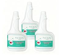Compatible avec les aspirateurs robots Eufy, solution de nettoyage sol 16 oz for S1 Pro, X8, X9, X10 Omni, C20, E28, liquide recharge for tampons, Streak(3pcs)