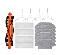 Compatible avec les aspirateurs robots Xiaomi S10, S12, T12 B106GL et les balais balais 2S XMSTJQR2S et 3C B106CN : pièces et accessoires, brosse principale, filtre et balai balai.(15pcs)