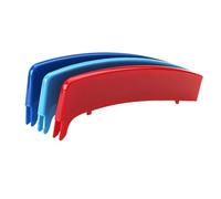 Compatible avec les bandes de garniture de calandre avant de course de voiture de la série 1 E81 E82 E87 E88 2004-2011 Décoration de calandre avant 3 couleurs