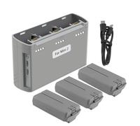 Compatible avec Les Batteries et Le hub de Charge à Trois Voies de la série DJI Mini, Ensemble de cellules d'alimentation de vol intelligentes(3BatteryWithCharger)