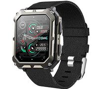 Compatible avec les bracelets de montre connectée militaires Pureroyi, Lamshaw en nylon respirant, accessoires de rechange, compatible avec Pureroyi 4,7 cm C20 Pro, Militaire/Meoonley 4,7 cm C20 Pro