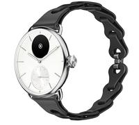 Compatible avec les bracelets de montre connectée Withings, Lamshaw 18 mm, 20 mm, bracelet de rechange élastique en silicone creux compatible avec Withings ScanWatch 2 42 mm/ScanWatch Horizon