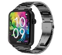 Compatible avec les bracelets de montre intelligente Armitron Matrix, 20 mm, 22 mm, en acier inoxydable à dégagement rapide compatibles avec montre intelligente Armitron Connect Matrix, Link, Lunar