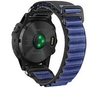 Compatible avec les bracelets Garmin Fenix 6/Forerunner/Approach/MARQ/Quatix/D2, bracelet sportif en nylon robuste, G-Hook, fonction d'ajustement rapide, convient aux hommes et aux femmes