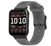 Compatible avec les bracelets Garmin Venu X1, bracelet en silicone avec boucle en métal, compatible avec la montre intelligente Garmin Venu X1 (gris)