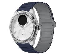 Compatible avec les bracelets Withings Smartwatch, Lamshaw 18 mm, 20 mm, bracelet de sport magnétique puissant en silicone compatible avec Withings ScanWatch 2 38 mm, 42 mm/Scanwatch Nova 42 mm