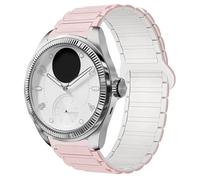 Compatible avec les bracelets Withings Smartwatch, Lamshaw 18 mm, 20 mm, bracelet de sport magnétique puissant en silicone compatible avec Withings ScanWatch 2 38 mm, 42 mm/Scanwatch Nova 42 mm