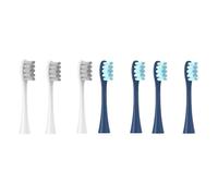 Compatible avec les brosses à dents Oclean Flow/X/X PRO/Z1/F1/One/Air 2/SE : têtes de rechange souples poils aspirants for soniques. Lot 7(3Grey 4Dark blue)