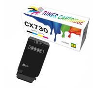 Compatible avec Les Cartouches de Toner Couleur Lexmark CX730 à Puce (CS730de CS735de CX730de CX735adse CX737adzse), imprimantes Laser série CS730de CS735adse CX737adzse,Black-Low Yield