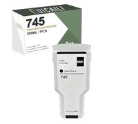 Compatible avec Les Cartouches d'encre HP 745, Fonctionne avec DesianJet Z2600 Z5600 imprimante Postscript (1PK-Noir Mat)
