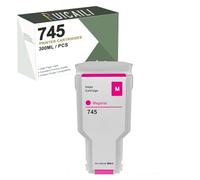 Compatible avec Les Cartouches d'encre HP 745, Fonctionne avec DesianJet Z2600 Z5600 imprimante Postscript (1PK-Magenta)