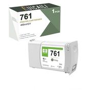 Compatible avec Les Cartouches d'encre HP 761, Fonctionne avec l'imprimante T7100 T7200 (1PK-Gris)