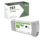 Compatible avec Les Cartouches d'encre HP 761, Fonctionne avec l'imprimante T7100 T7200 (1PK-Noir Mat)
