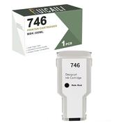 Compatible avec Les Cartouches d'encre pigmentée pour HP 746 300ML. Fonctionne avec Les imprimantes pour HP Designjet Z6 et DesignJet Z9. (1PK-Matte Black)