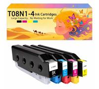 Compatible avec Les Cartouches d'encre pour Epson T08N1 T08N2 T08N3 T08N4 C13T08N140 C13T08N240 C13T08N340 C13T08N440 Pack combiné pour imprimante à Jet d'encre AM-C400 1 Combo Pack