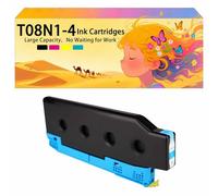 Compatible avec Les Cartouches d'encre pour Epson T08N1 T08N2 T08N3 T08N4 C13T08N140 C13T08N240 C13T08N340 C13T08N440 Pack combiné pour imprimante à Jet d'encre AM-C400 1*Cyan