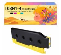 Compatible avec Les Cartouches d'encre pour Epson T08N1 T08N2 T08N3 T08N4 C13T08N140 C13T08N240 C13T08N340 C13T08N440 Pack combiné pour imprimante à Jet d'encre AM-C400 1*Yellow