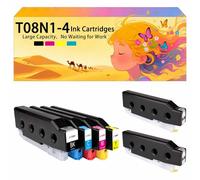 Compatible avec Les Cartouches d'encre pour Epson T08N1 T08N2 T08N3 T08N4 C13T08N140 C13T08N240 C13T08N340 C13T08N440 Pack combiné pour imprimante à Jet d'encre AM-C400 1 Combo Pack+2 BK