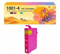 Compatible avec Les Cartouches d'encre pour Epson T1001 T1002 T1003 T1004 Pack combiné pour imprimantes à Jet d'encre B1100 B40W BX310FN BX600FW BX610FW SX515W SX600FW SX610FW 1*Magenta