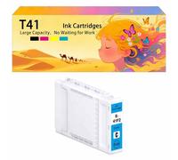 Compatible avec Les Cartouches d'encre pour Epson T41F5 T41F2 T41F3 T41F4 Pack combiné pour imprimantes à Jet d'encre SureColor T3400N T3405 T3405N T5400 T5400M T5405 1*Cyan