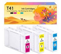 Compatible avec Les Cartouches d'encre pour Epson T41F5 T41F2 T41F3 T41F4 Pack combiné pour imprimantes à Jet d'encre SureColor T3400N T3405 T3405N T5400 T5400M T5405 Tri-Color