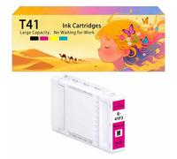 Compatible avec Les Cartouches d'encre pour Epson T41F5 T41F2 T41F3 T41F4 Pack combiné pour imprimantes à Jet d'encre SureColor T3400N T3405 T3405N T5400 T5400M T5405 1*Magenta