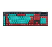 Compatible avec Les claviers de Jeu mécaniques Logitech G813/G815/G913/G915 TKL RGB, Capuchons de Touches PBT Bicolores à Monter soi-même(87 TKL,Red Blue Chemical)