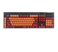 Compatible avec Les claviers de Jeu mécaniques Logitech G813/G815/G913/G915 TKL RGB, Capuchons de Touches PBT Bicolores à Monter soi-même(109 Keys,Red Orange Chemical)
